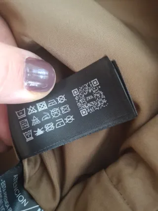 Cazadora efecto piel melocoton