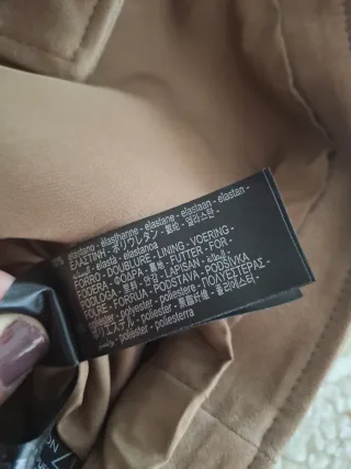 Cazadora efecto piel melocoton