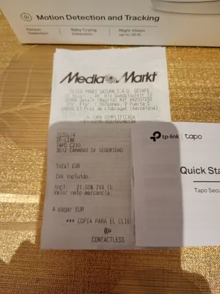 Cámara Seguridad WiFi Tapo C210 2K