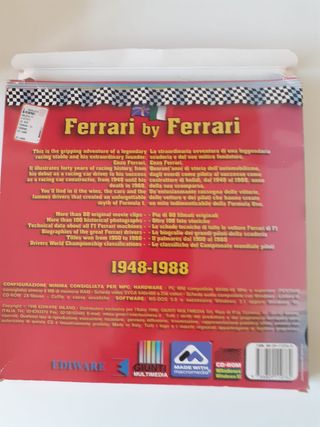 Ferrari by Ferrari 1948-1988 CD PC Windows 95