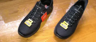 Skechers Slip-ins, 44, Horma ancha Wide Fit, Negro