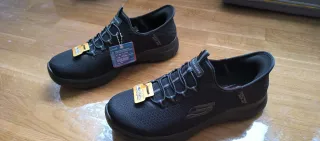 Skechers Slip-ins, 44, Horma ancha Wide Fit, Negro