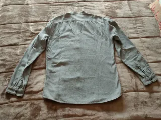 Camisa gris con cremallera Talla M. Libdberg