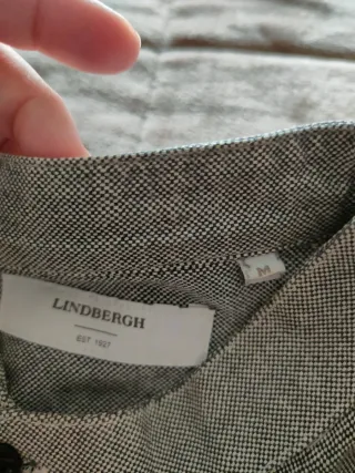 Camisa gris con cremallera Talla M. Libdberg