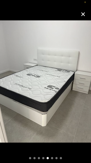 Canapé de madera y polipiel