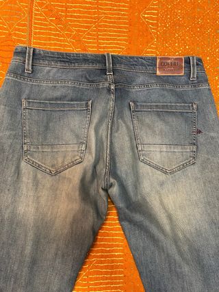 Pantalón vaquero hombre Coveri azul talla 50