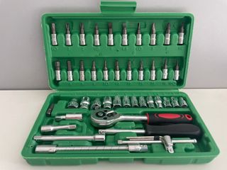 Kit herramientas mecánicas reparación y bricolaje