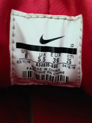 Nike Air Huarache Run Donna Rosso Bianco