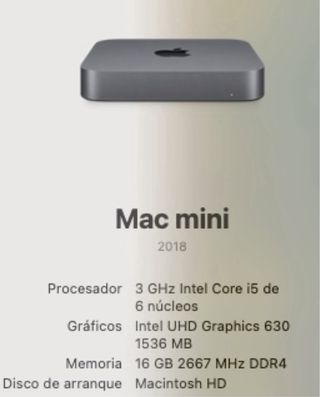 Mac mini grigio spaziale