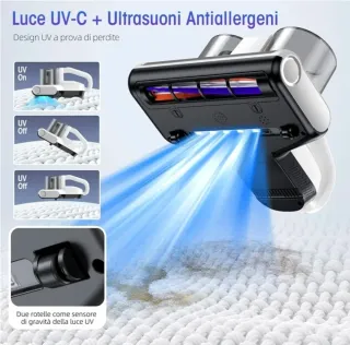 Aspirapolvere per letti 500w 16Kpa