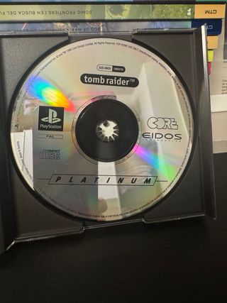 Tomb Raider Platinum PS1 PAL Spagna