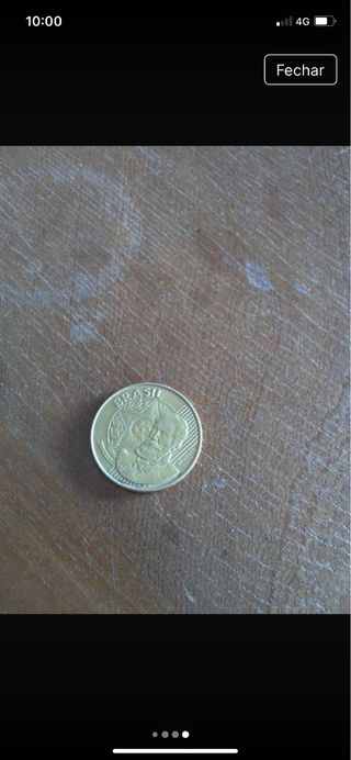 Moeda 25 Centavos Brasil 2000