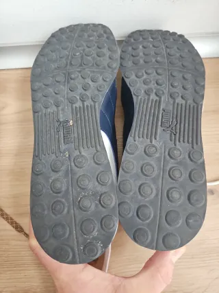 Deportivas Puma Blancas y Azules