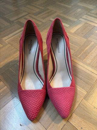 Zapatos de tacón rojos Martinelli