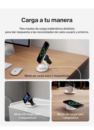 Cargador Inalámbrico 3 en 1 Belkin