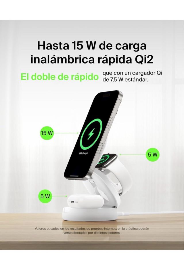 Cargador Inalámbrico 3 en 1 Belkin