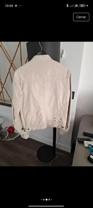 Chaqueta de Piel Jack & Jones Beige