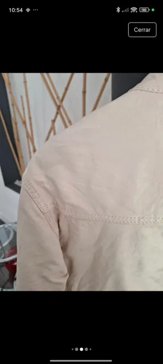 Chaqueta de Piel Jack & Jones Beige