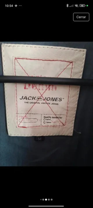 Chaqueta de Piel Jack & Jones Beige