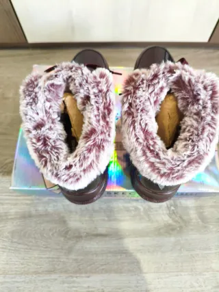 Botines Skechers Piel Sintética Rosa/Morado