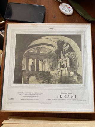 7 Vinili Cetra Verdi: Opere Liriche