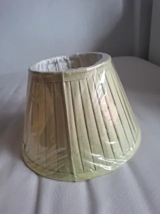 Campana para lámpara de tela plisada NUEVA