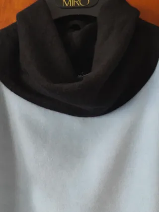 Abito coniglio azzurro e nero