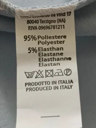 Abito coniglio azzurro e nero