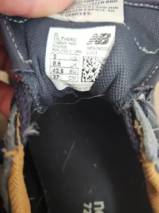 Deportivas New Balance Azul y Gris