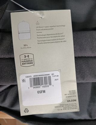 Mochila Under Armour Loudon Lite impermeable