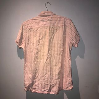 Camisa XL Manga Corta Cuadros Rosa