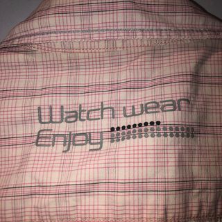 Camisa XL Manga Corta Cuadros Rosa