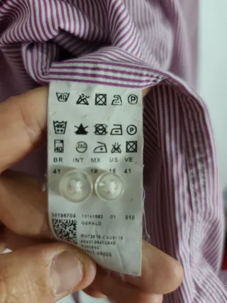 Camisa BOSS Rosa Talla M