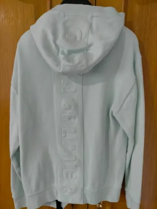 Sudadera hombre color verde azulado