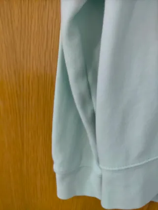 Sudadera hombre color verde azulado