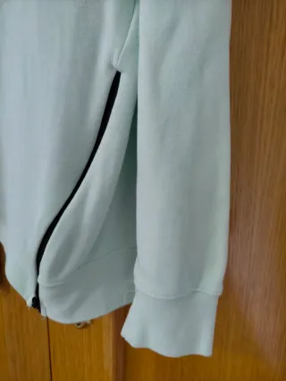 Sudadera hombre color verde azulado