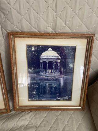 Cuadros Decoración Azul y Marrón