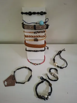 Lote 12 Pulseras variadas Estilo Bohemio