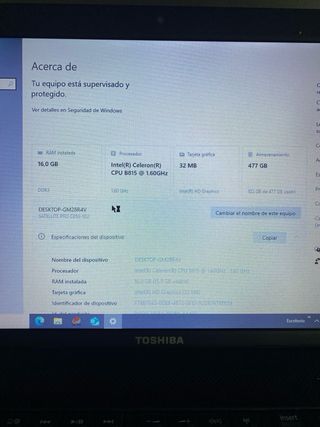 Portatile Toshiba Satellite Pro Nero