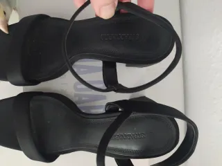 Conjunto Sandalias y Bolso Fiesta Negro