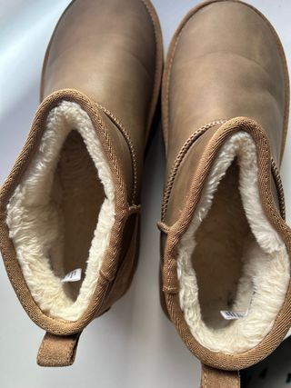 Botines estilo Ugg Marrones Plataforma