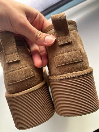 Botines estilo Ugg Marrones Plataforma