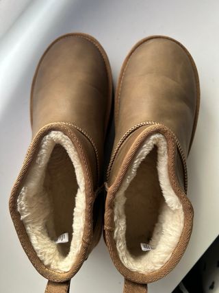 Botines estilo Ugg Marrones Plataforma