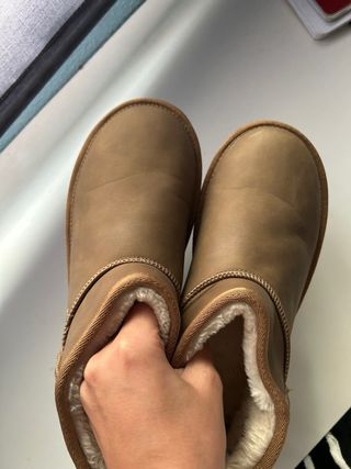 Botines estilo Ugg Marrones Plataforma