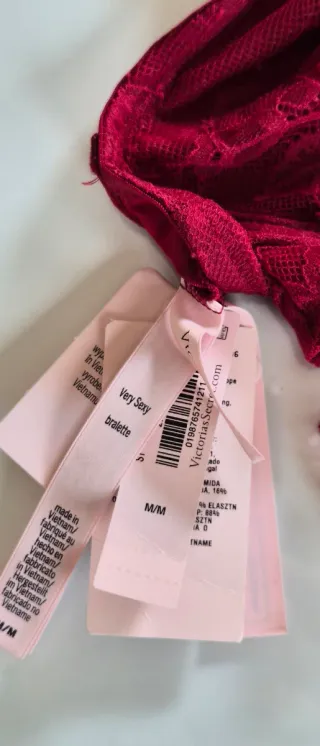 Conjunto Tanga y Sujetador Victoria's Secret Encaj