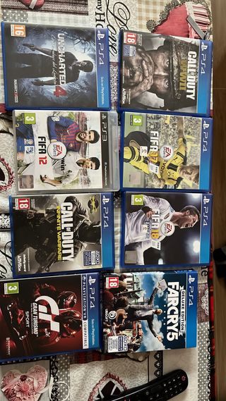 Lote Videojuegos PS4 y PS3