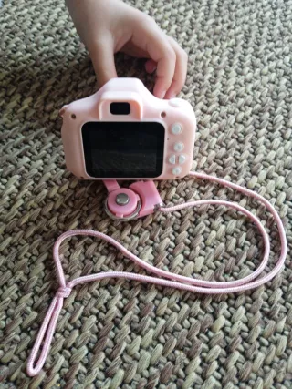 Cámara Digital Rosa para Niños