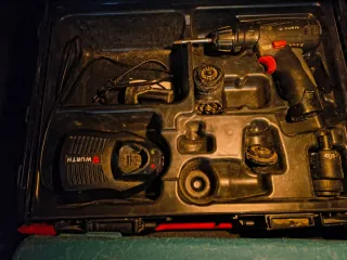 Taladro Wurth con accesorios