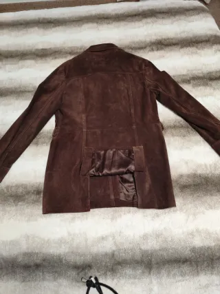 Chaqueta ante Mango Marrón Talla M