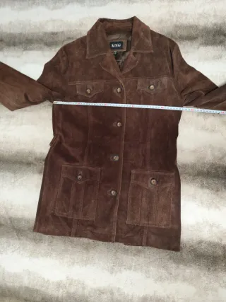 Chaqueta ante Mango Marrón Talla M